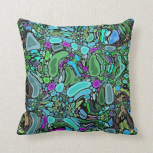 Coussin "Pierres de mer "