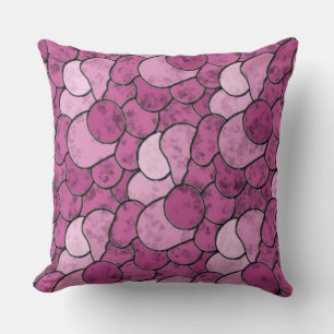 Coussin Pierres en marbre rose Motif Abstrait Lisse oreill
