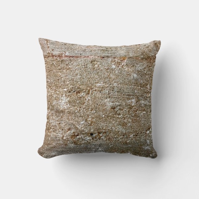 Coussin pierres noires grises naturelles abstrait merveill (Recto)
