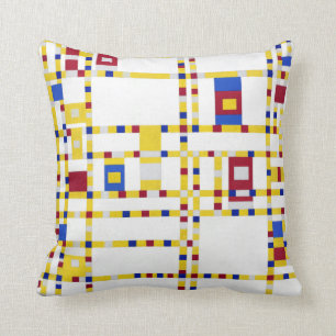 Coussin Piet Mondrian Broadway Boogie Woogie