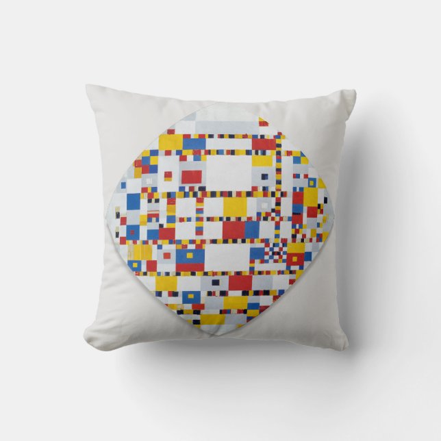 Coussin Piet Mondrian Victory Boogie Woogie (Recto)