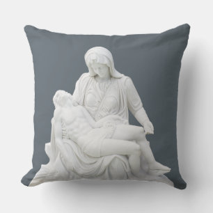 Coussin Pieta sculptée