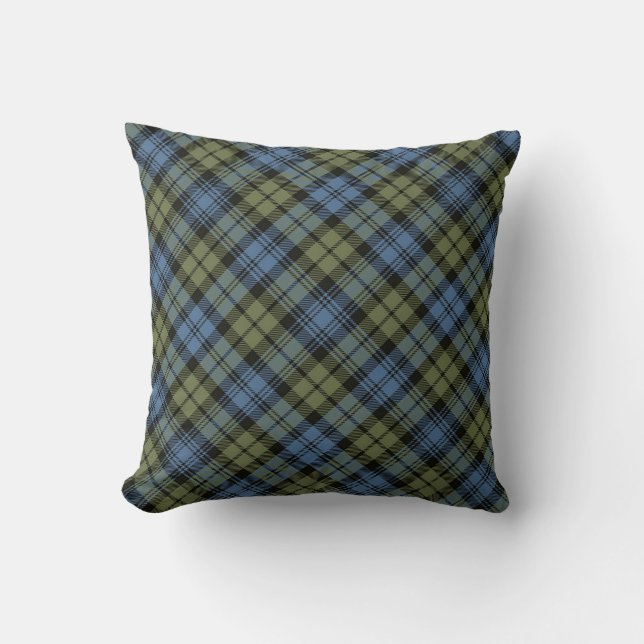 Coussin Pilate Jeu d'oreillers Campbell Faded Tartan Couss (Recto)