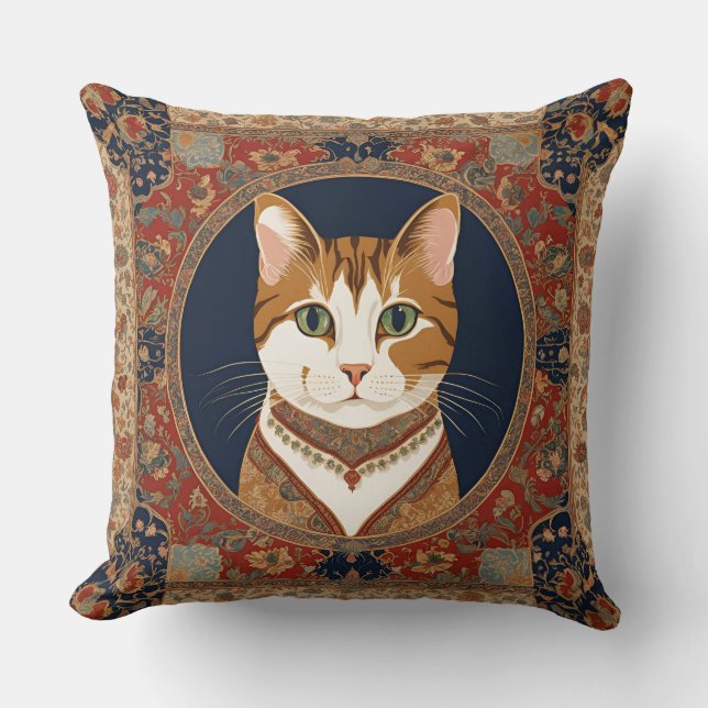 Coussin Pillow Amoureux des chats (Recto)