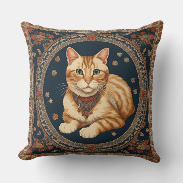 Coussin Pillow Amoureux des chats (Recto)