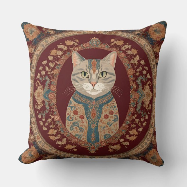 Coussin Pillow Amoureux des chats (Recto)