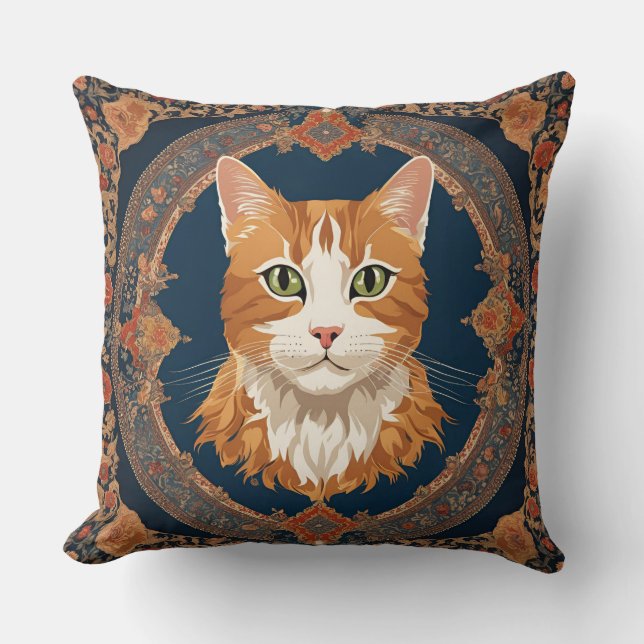 Coussin Pillow Amoureux des chats (Recto)