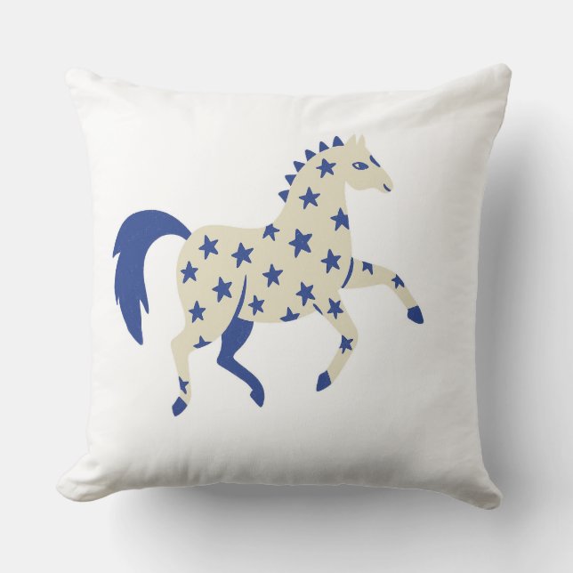 Coussin Pillows Cheval – Grâce & Liberté  (Recto)