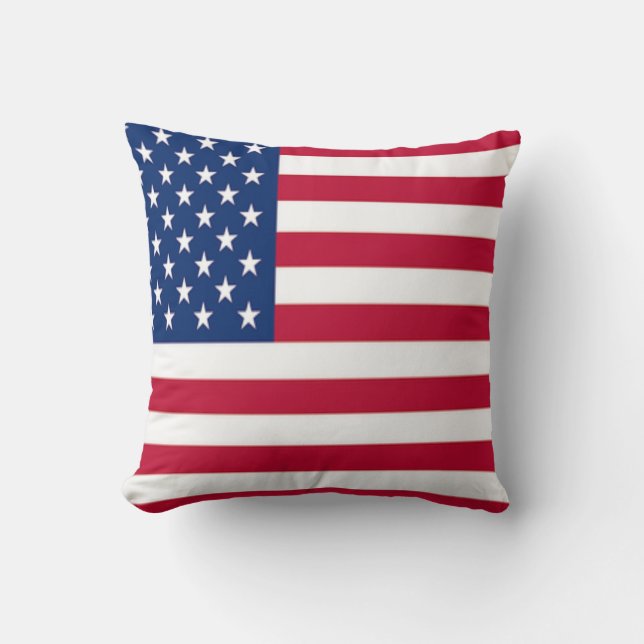 COUSSIN PILLOWS PATRIOTIQUES - 4 JUILLET VACANCES ACCUEIL (Recto)