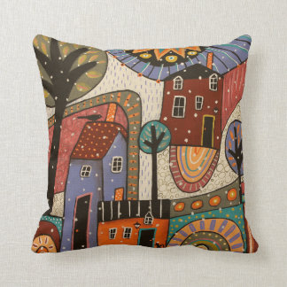 Coussin Pilote à lancer Abstrait en hiver de 3 dimensions