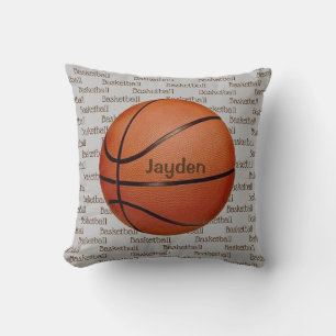 Coussin Pilote à lancer de texte de basket-ball