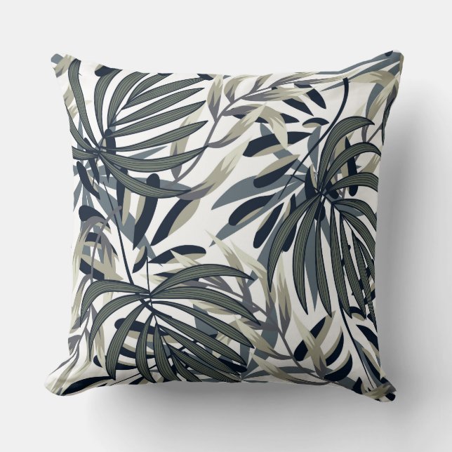 Coussin Pilote à lancer Tropical Leaf Designer (Recto)