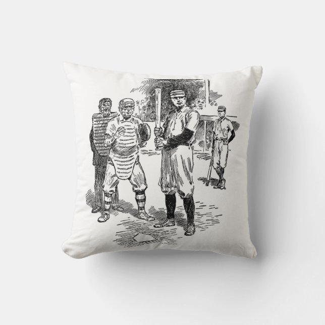 Coussin Pilote classique de baseball double face (Recto)