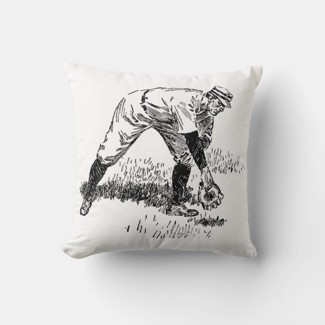 Coussin Pilote classique de baseball double face (Recto)