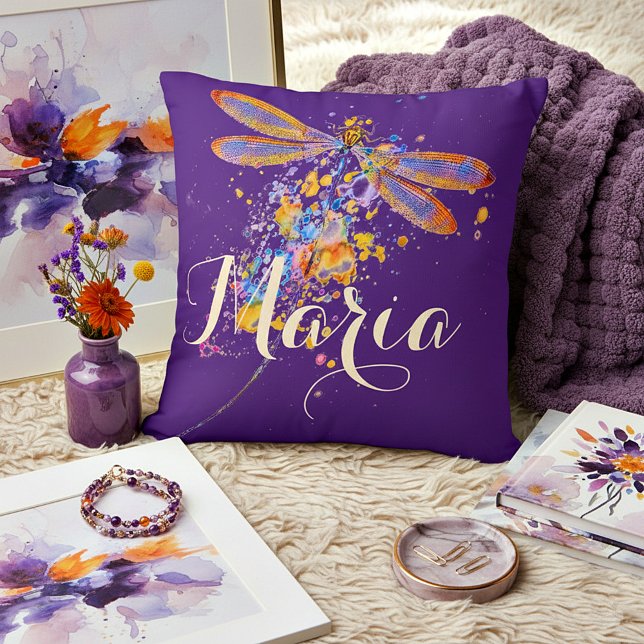 Coussin Pilote de lance de libellule (Créateur téléchargé)