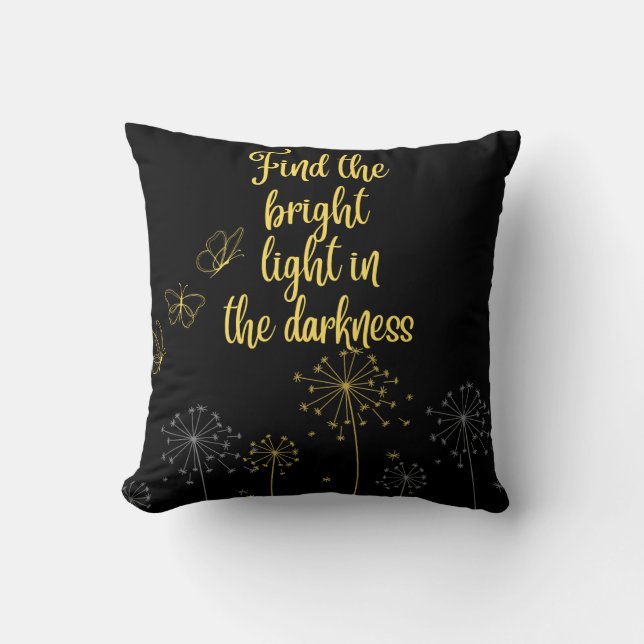 Coussin Pilote de lancement de devis Inspirationnel (Recto)