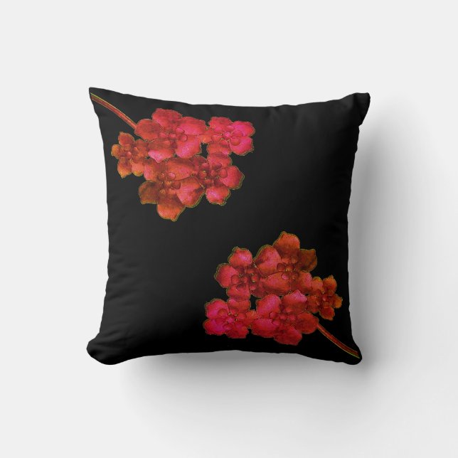 Coussin Pilote de lancement de fleurs (Recto)