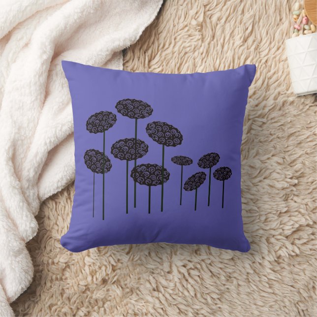 Coussin Pilote de lancement de la forêt violette (Couverture)