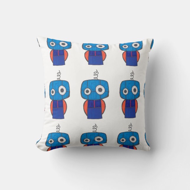 Coussin Pilote de lancement de robot (Recto)