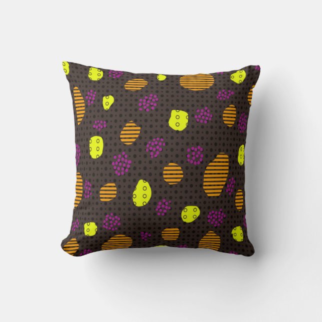 Coussin Pilote de lancement motif géométrique (Recto)