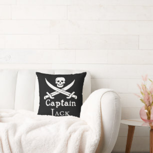 Coussin Pilote de piste de pirate personnalisé