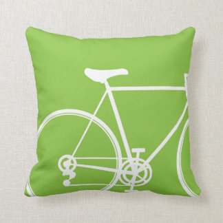 Coussin Pilote de vélo vert