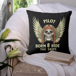 Coussin Pilote Né Pour Ride Skies, Pilote De L'Aviation Co