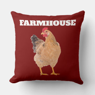 COUSSIN PILOTE ROUGE ROUGE ROUGE DE LA FERME