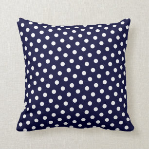 Coussin Pilotes à  Motif bleu et blanc Marine