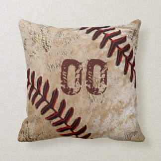 Coussin Pilotes de baseball personnalisés JERSEY NUMÉRO
