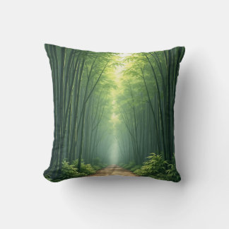 Coussin pilotis de la forêt de bambou