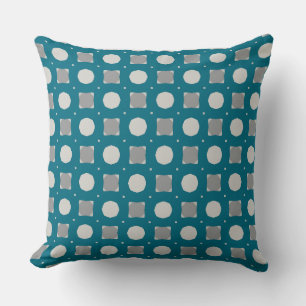Coussin Pine Green Brouillon Cercle et Carré