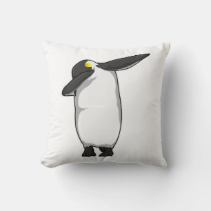 Coussin Pingouin à Hip hop Dance Dab