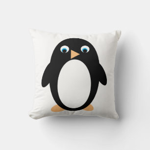 Coussin Pingouin animal mou