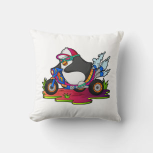 Coussin Pingouin as Biker