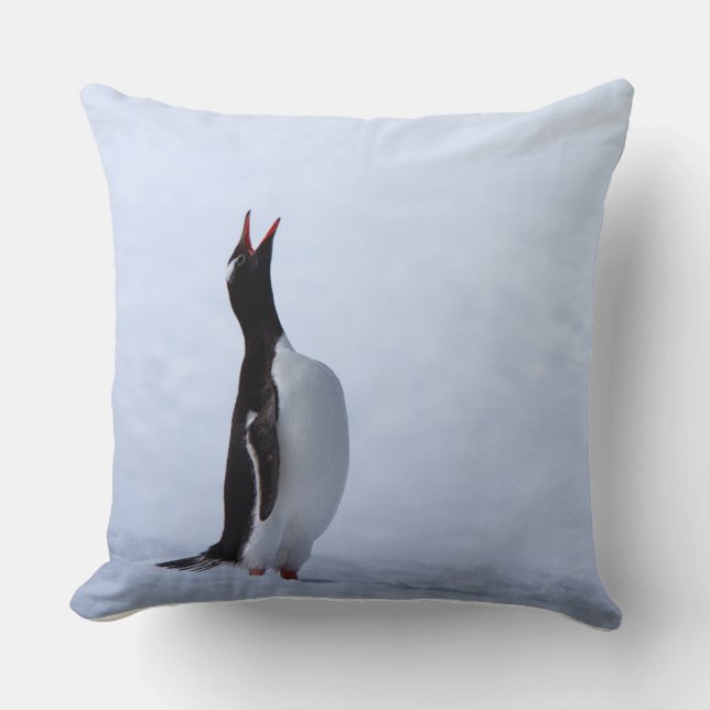 Coussin Pingouin Gentoo (Recto)