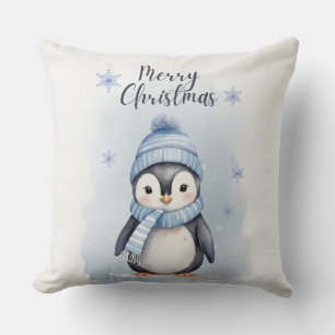 Coussin "Pingouin mignon"