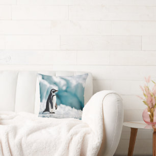 Coussin Pingouin Sur Iceberg