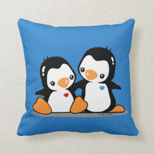 Coussin Pingouins