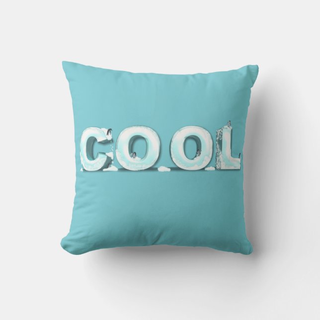 Coussin Pingouins cool (Recto)
