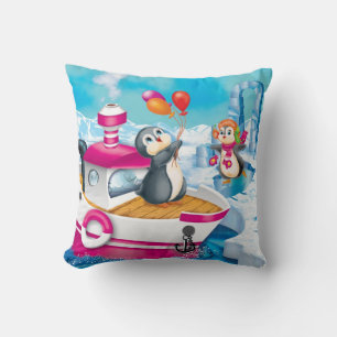 Coussin pingouins en Antarctique