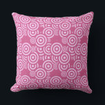 Coussin pink and white geometric<br><div class="desc">pink and white geometric</div>