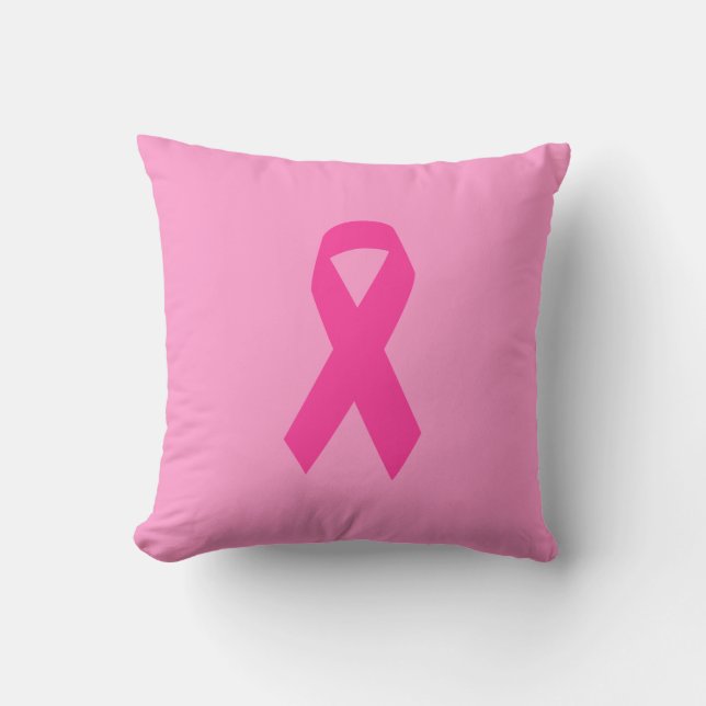 Coussin Pink Aware Ribbon (Recto)