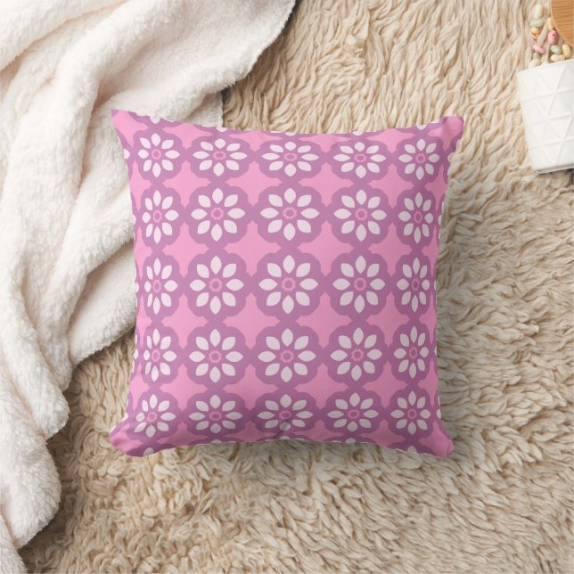 Coussin Pink Blossom Retro  (Couverture)