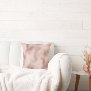 Coussin Pink Blush Rose Gold Glam Étincelle