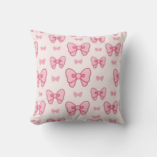 Coussin Pink Bow Cushion