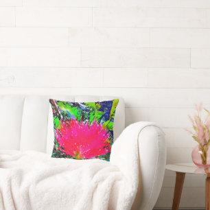 Coussin Pink Calliandra Puff