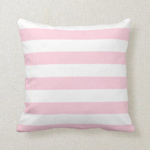 Coussin Pink clair et blanc
