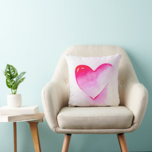 Coussin Pink coeur grunge pop amour moi