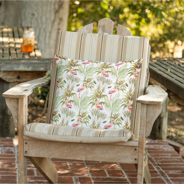 Coussin Pink flamingos (Chaise)